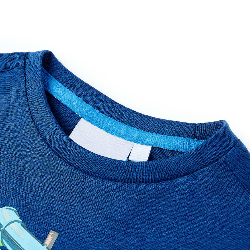 Vidaxl Children's shirt 116 Dark blue