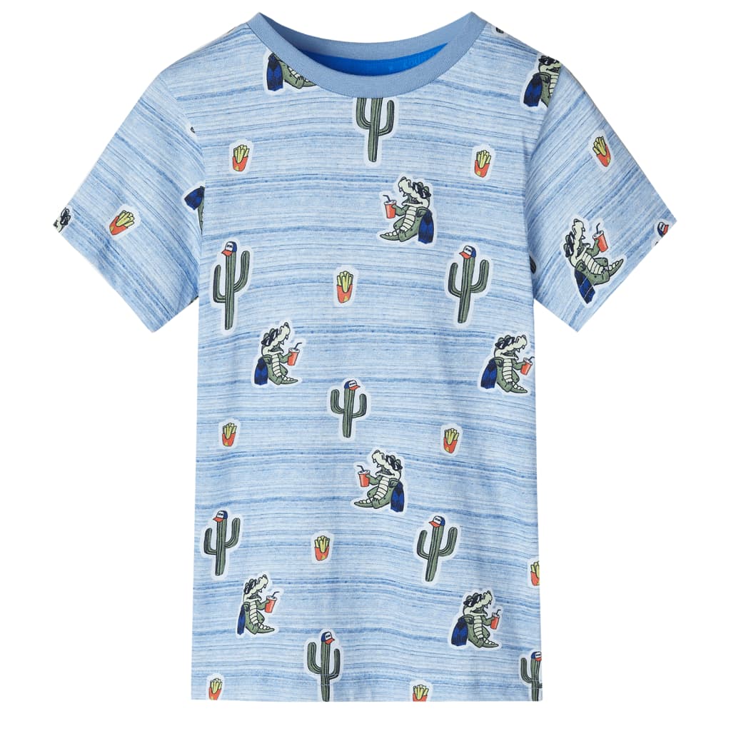 Vidaxl Children's shirt 116 Mixed Blue