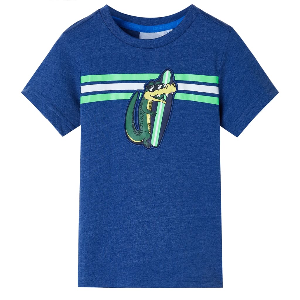 Vidaxl Children's Shirt 92 Mixed Dark Blue