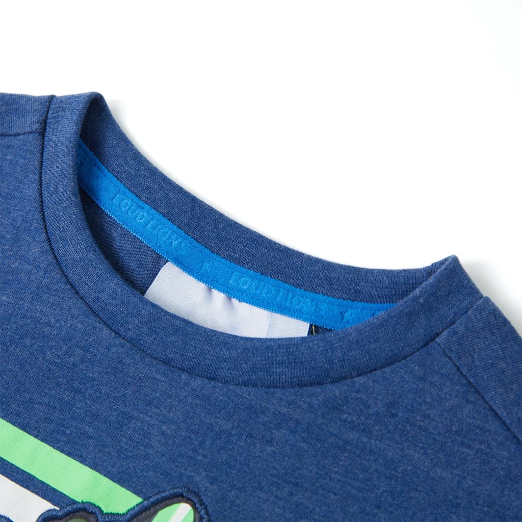 Vidaxl Children's Shirt 92 Mixed Dark Blue