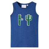 Vidaxl Children's Top 104 mixed dark blue