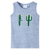 Vidaxl Children's Top 92 mixed blue
