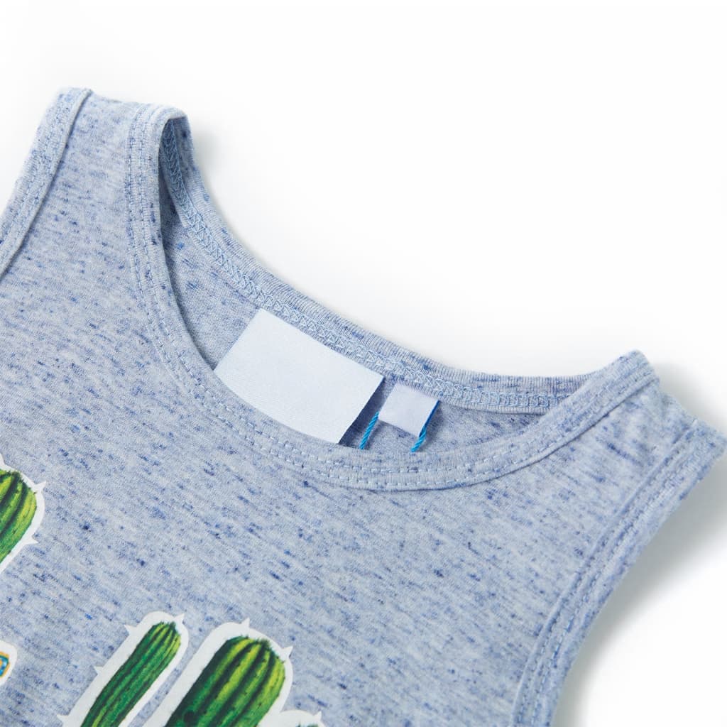 Vidaxl Children's top 140 mixed blue