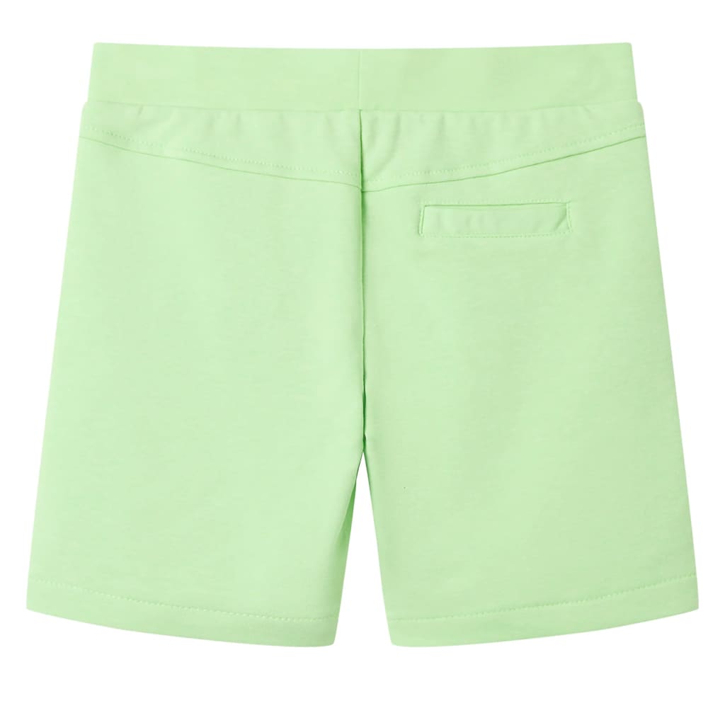 Vidaxl Children's Short 116 Fluorescent Green