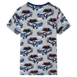 Vidaxl Children's pajamas with short sleeves 128 Gray