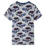 Vidaxl Children's pajamas with short sleeves 140 gray