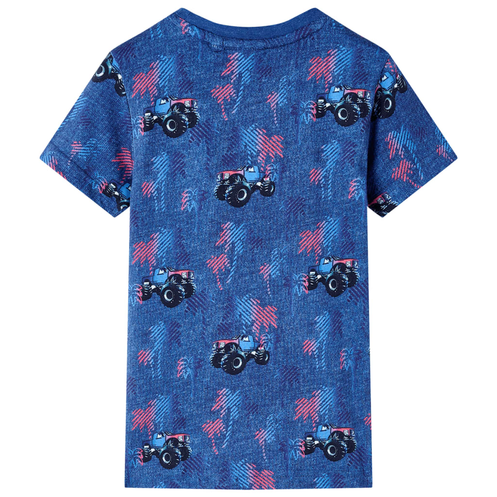 Vidaxl Children's Shirt 92 Mixed Dark Blue