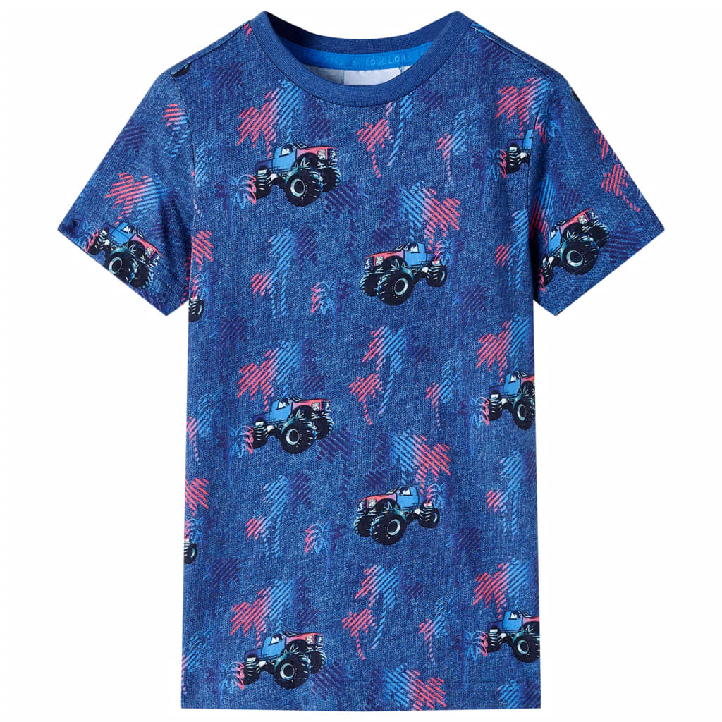 Vidaxl Children's shirt 116 mixed dark blue