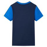 Dětská košile Vidaxl 104 Blue and Navy Blue