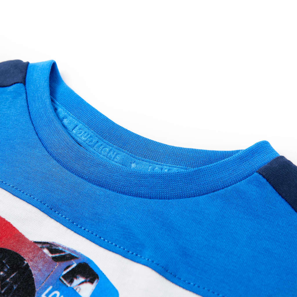 Dětská košile Vidaxl 104 Blue and Navy Blue
