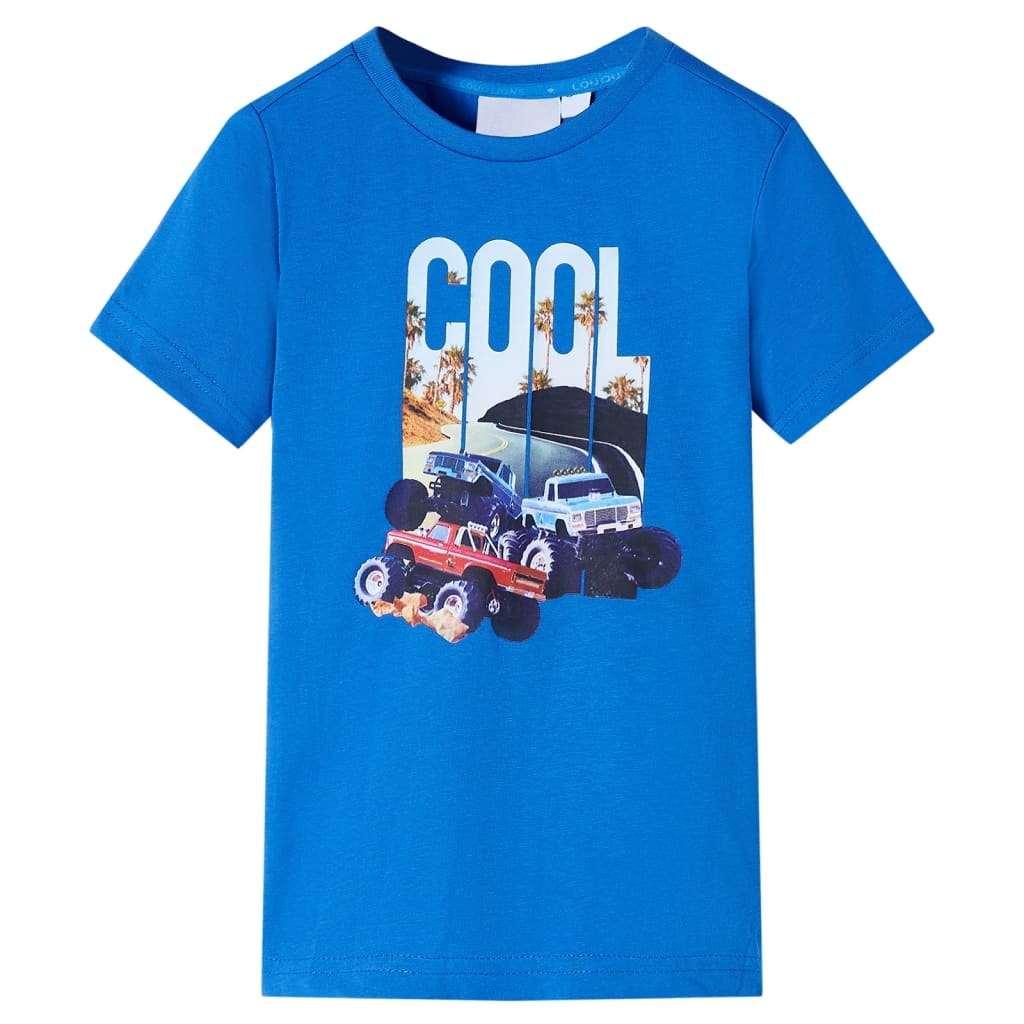 Vidaxl børneshirt 128 blå