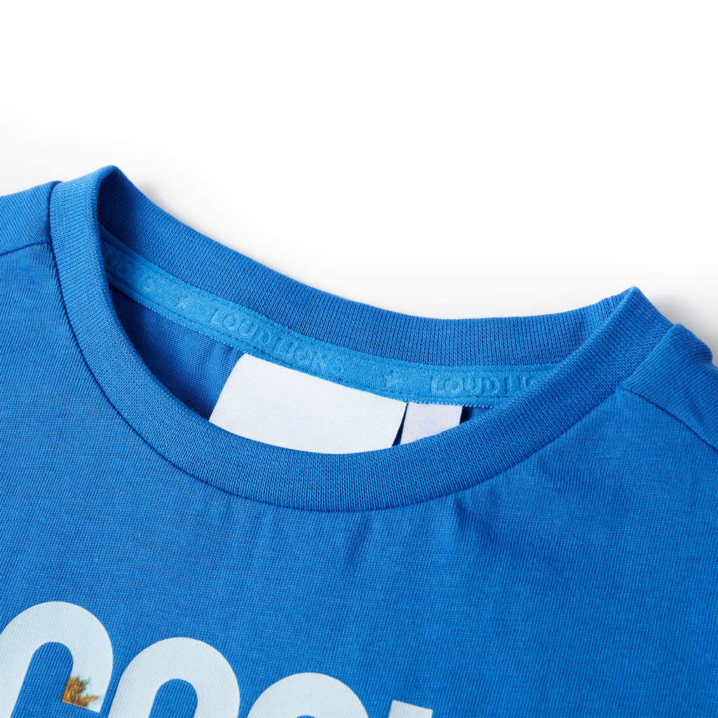 Vidaxl børneshirt 128 blå