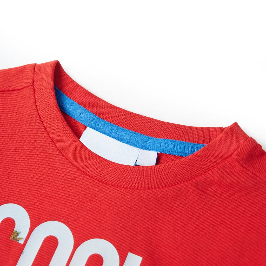 Vidaxl Kinderhemd 92 rot