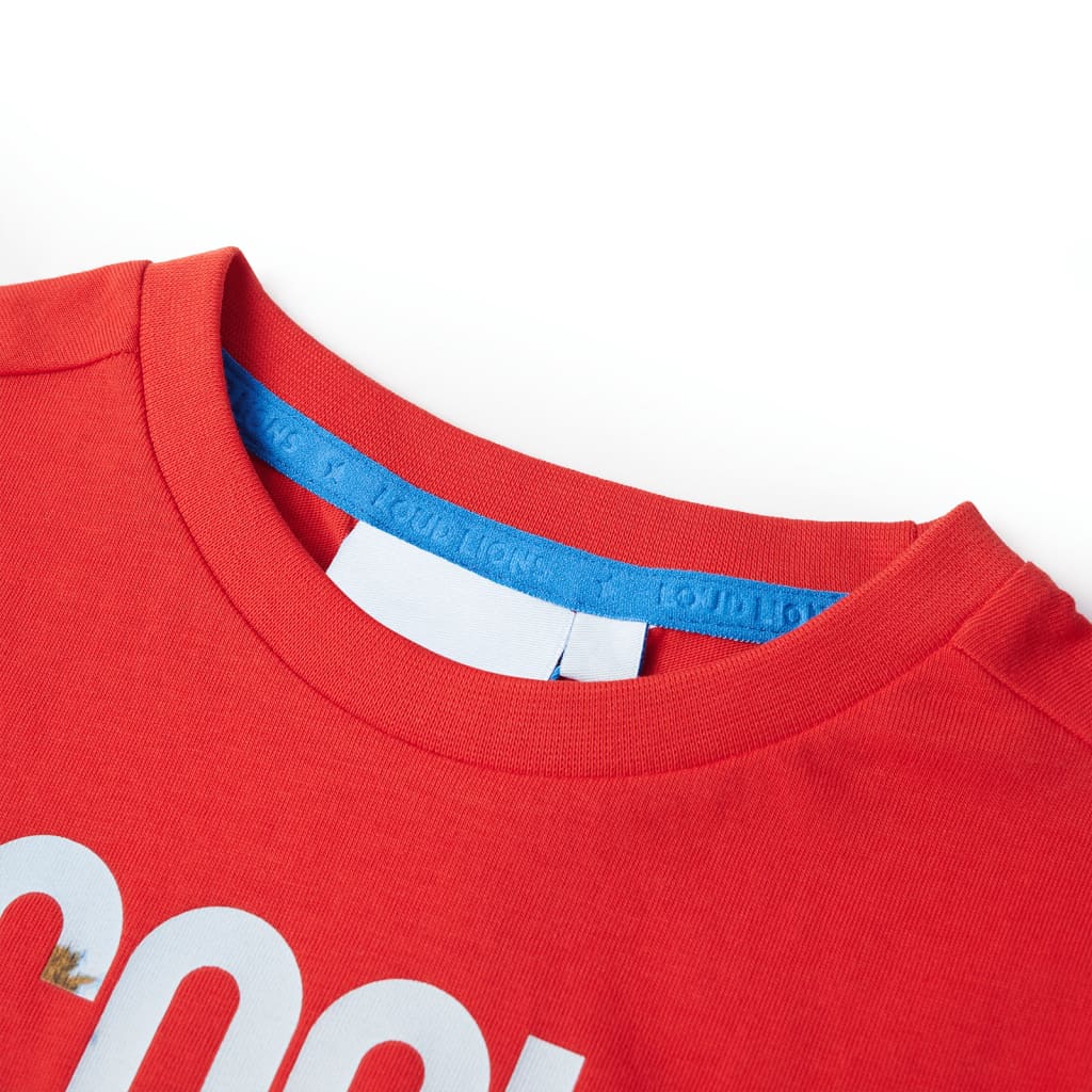 Vidaxl Kinderhemd 128 rot
