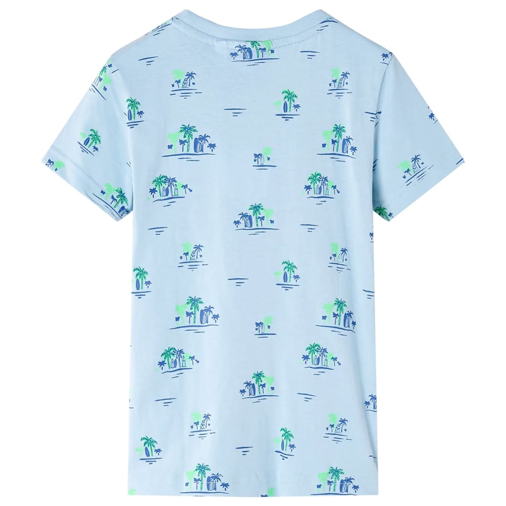Vidaxl børneshirt 104 lyseblå