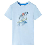 Vidaxl børneshirt 104 lyseblå
