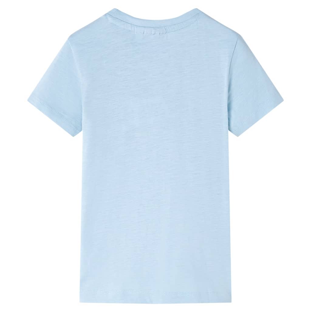 Vidaxl børneshirt 104 lyseblå