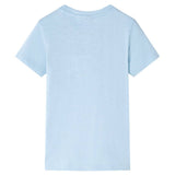 Vidaxl børneshirt 104 lyseblå