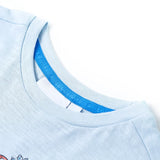 Vidaxl børneshirt 104 lyseblå