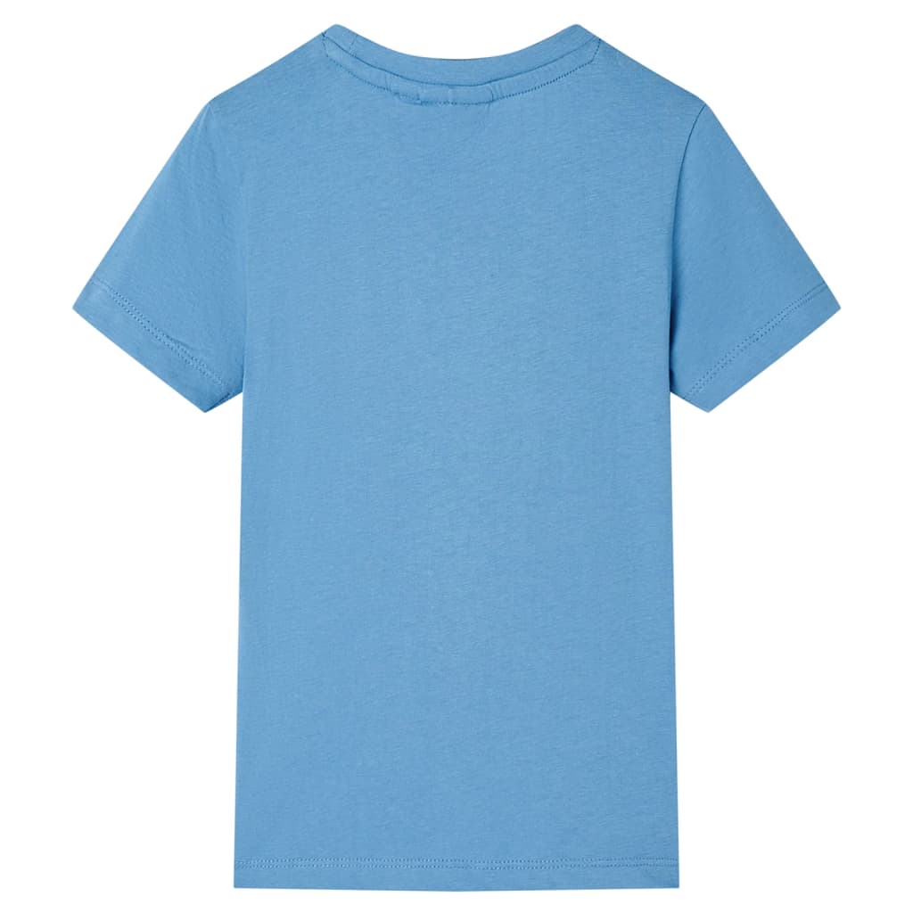 Vidaxl Kinderhemd 104 Middelblauw