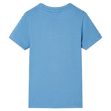 Vidaxl Kinderhemd 104 Middelblauw