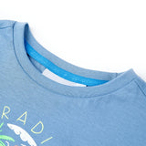 Vidaxl Kinderhemd 104 Middelblauw