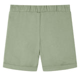 Vidaxl Shorts per bambini con trekkoord 116 lichtkaki