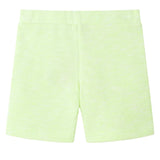 Vidaxl Shorts per bambini con Trekkoord 92 Neongeel