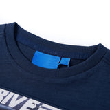 Dětská košile Vidaxl s dlouhými rukávy 140 Mixed Navy Blue