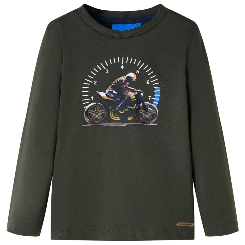 VidaXL children's shirt with long sleeves 128 Kakikentig