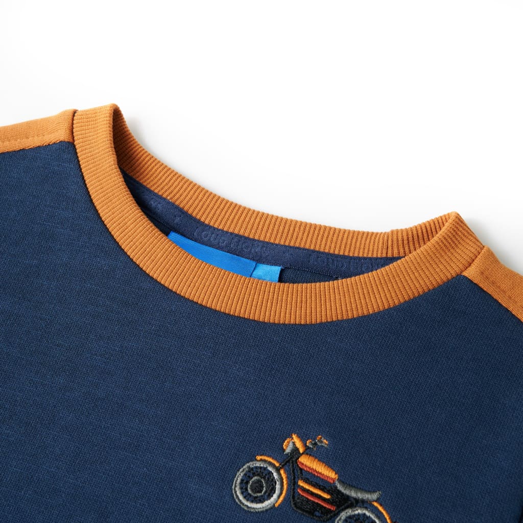Otroški pulover Vidaxl 140 Indigo-Blue