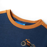 Otroški pulover Vidaxl 140 Indigo-Blue