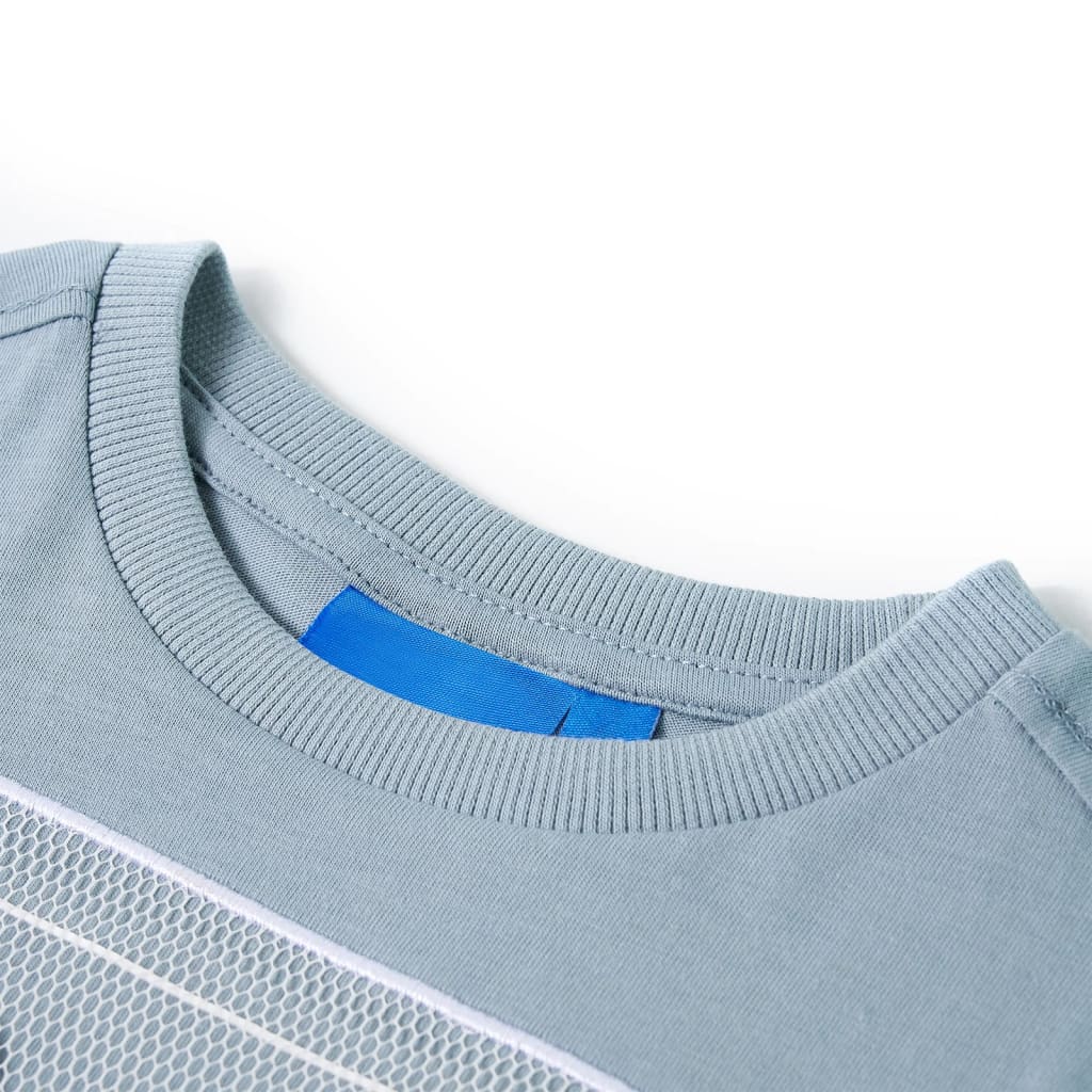 Camicia per bambini Vidaxl con maniche lunghe 104 azzurri