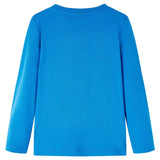 Vidaxl children's shirt with long sleeves 92 cobalt blue