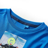 Vidaxl children's shirt with long sleeves 92 cobalt blue