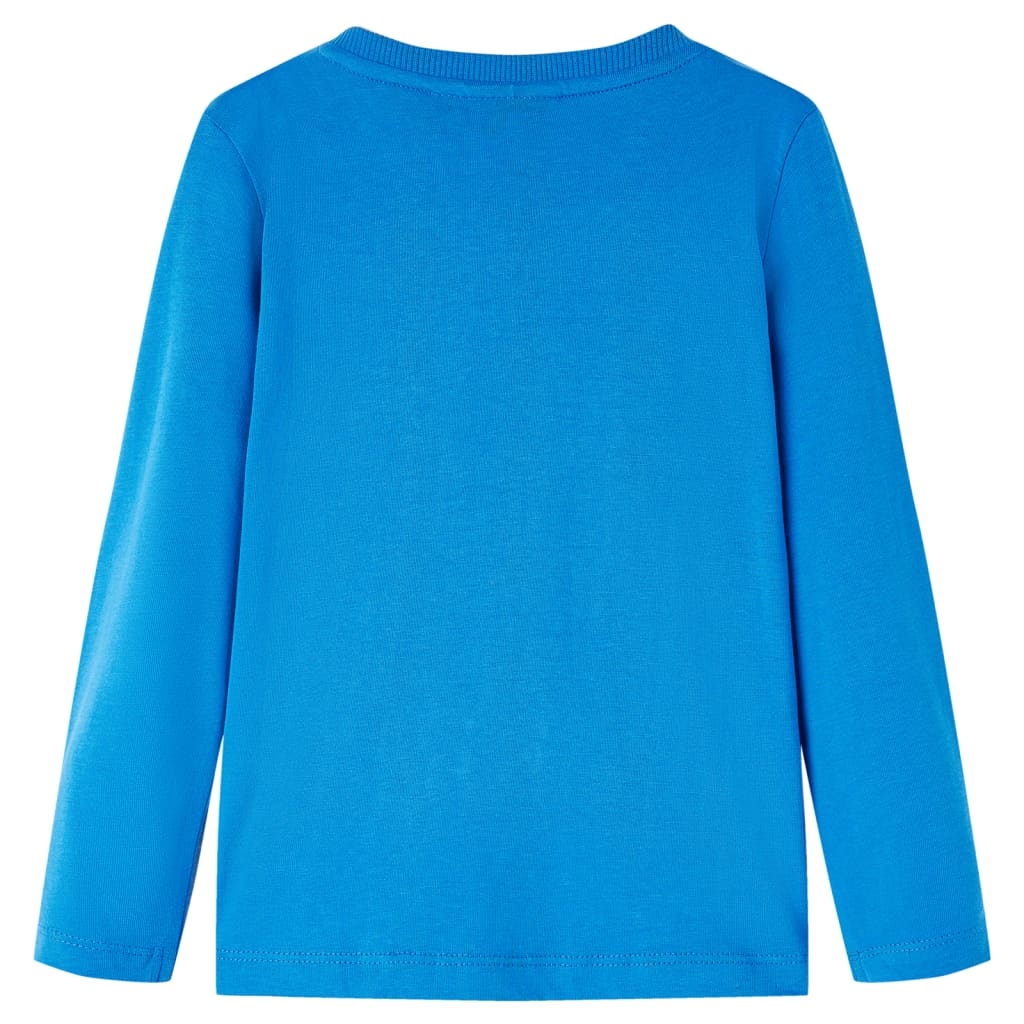 Vidaxl children's shirt with long sleeves 140 cobalt blue