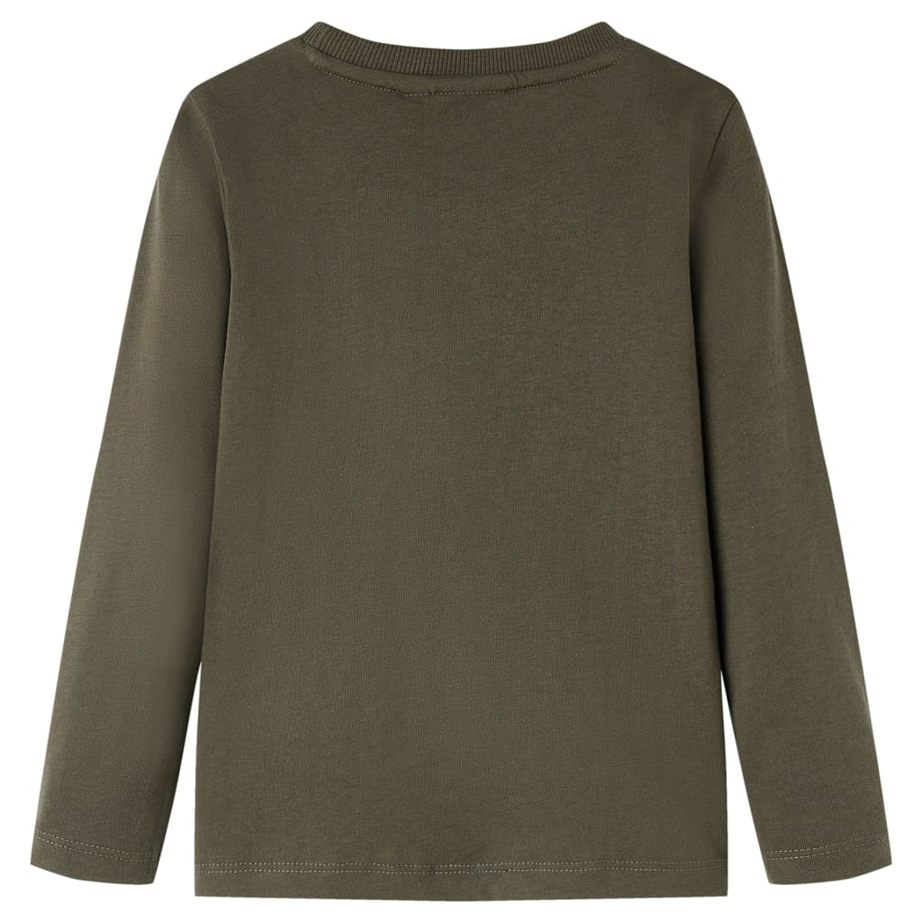 Vidaxl Children's shirt with long sleeves 92 Kakikentig