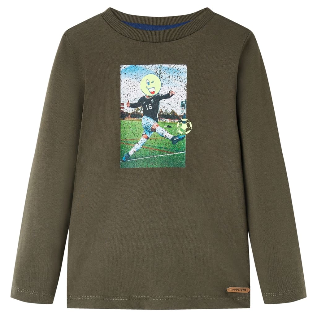 VidaXL children's shirt with long sleeves 140 kack -colored