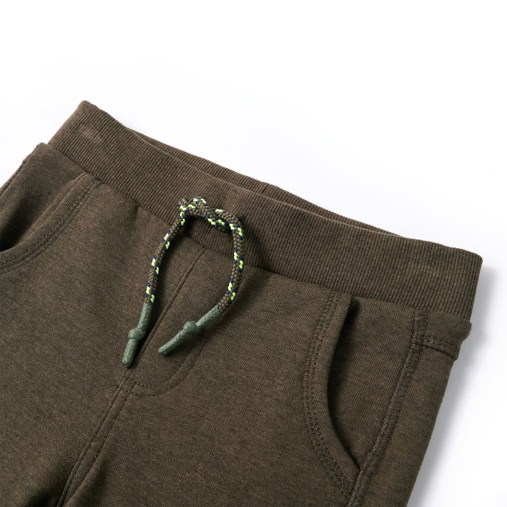 Pantaloni da jogging per bambini Vidaxl 104 kakikentig mista