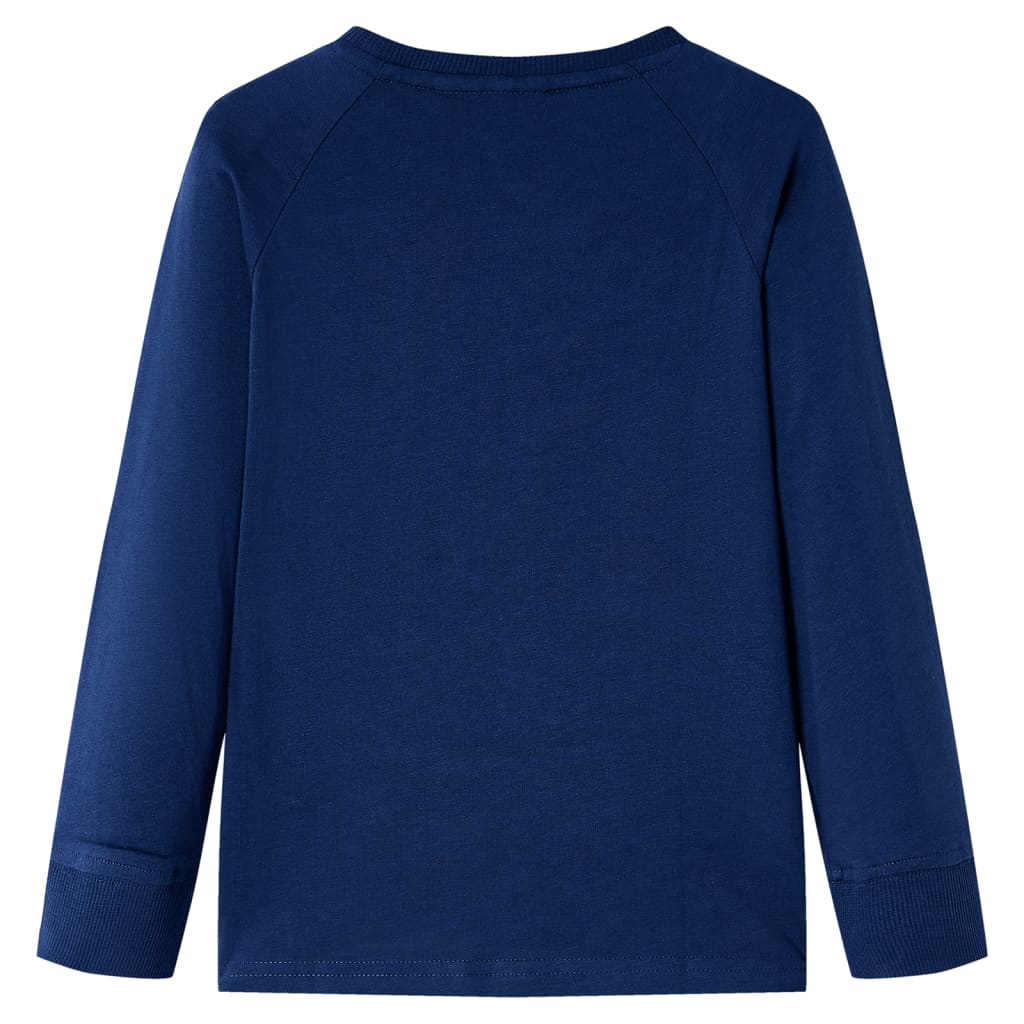 Vidaxl children's shirt with long sleeves 116 navy blue