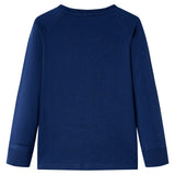 Vidaxl children's shirt with long sleeves 116 navy blue
