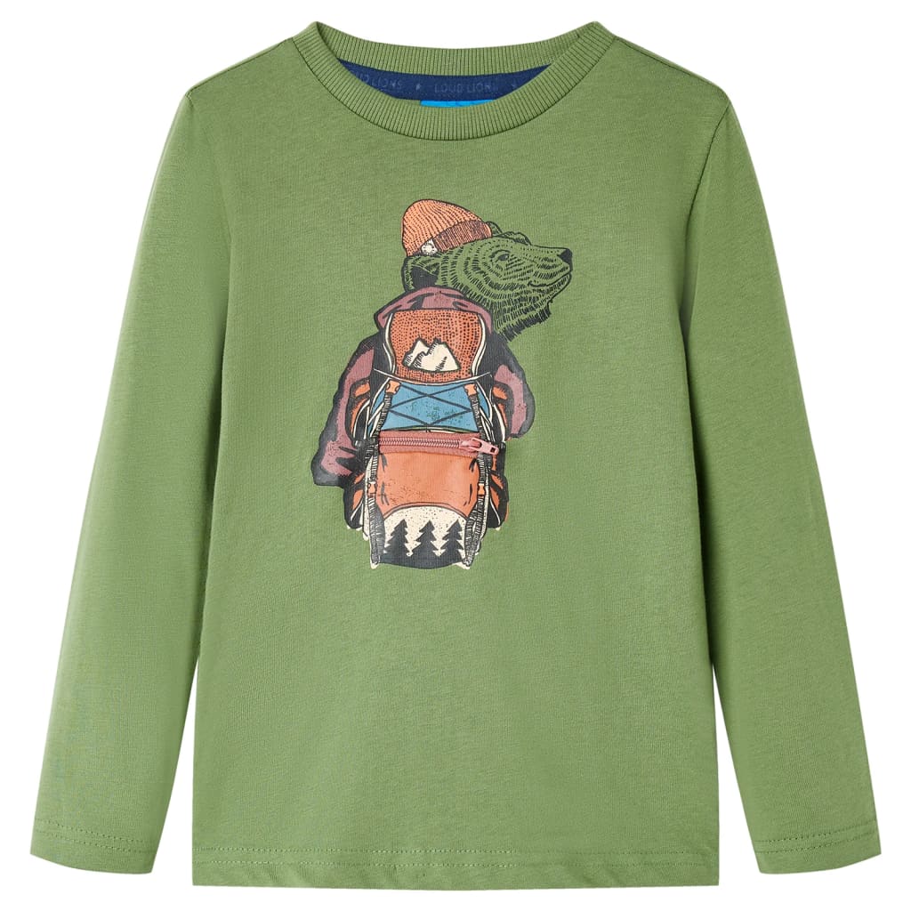 VidaXL children's shirt with long sleeves 92 light -sealed