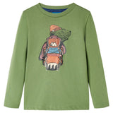 VidaXL children's shirt with long sleeves 92 light -sealed