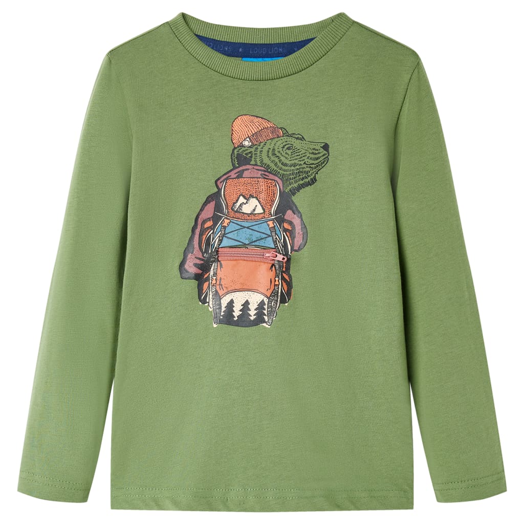 VidaXL children's shirt with long sleeves 104 light -loft -colored