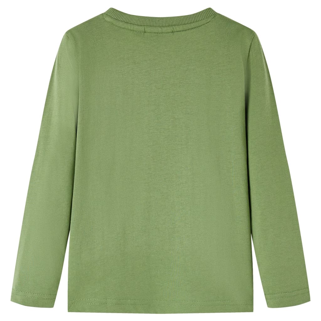 VidaXL children's shirt with long sleeves 116 light -loft -colored