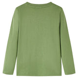 VidaXL children's shirt with long sleeves 116 light -loft -colored