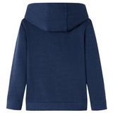 Vidaxl Children's sweater with hood 104 mixed navy blue and orange