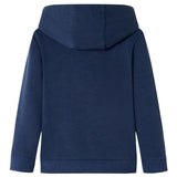 Vidaxl Children's sweater with hood 128 mixed navy blue and orange