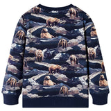 Vidaxl Children's sweater 104 Navy blue