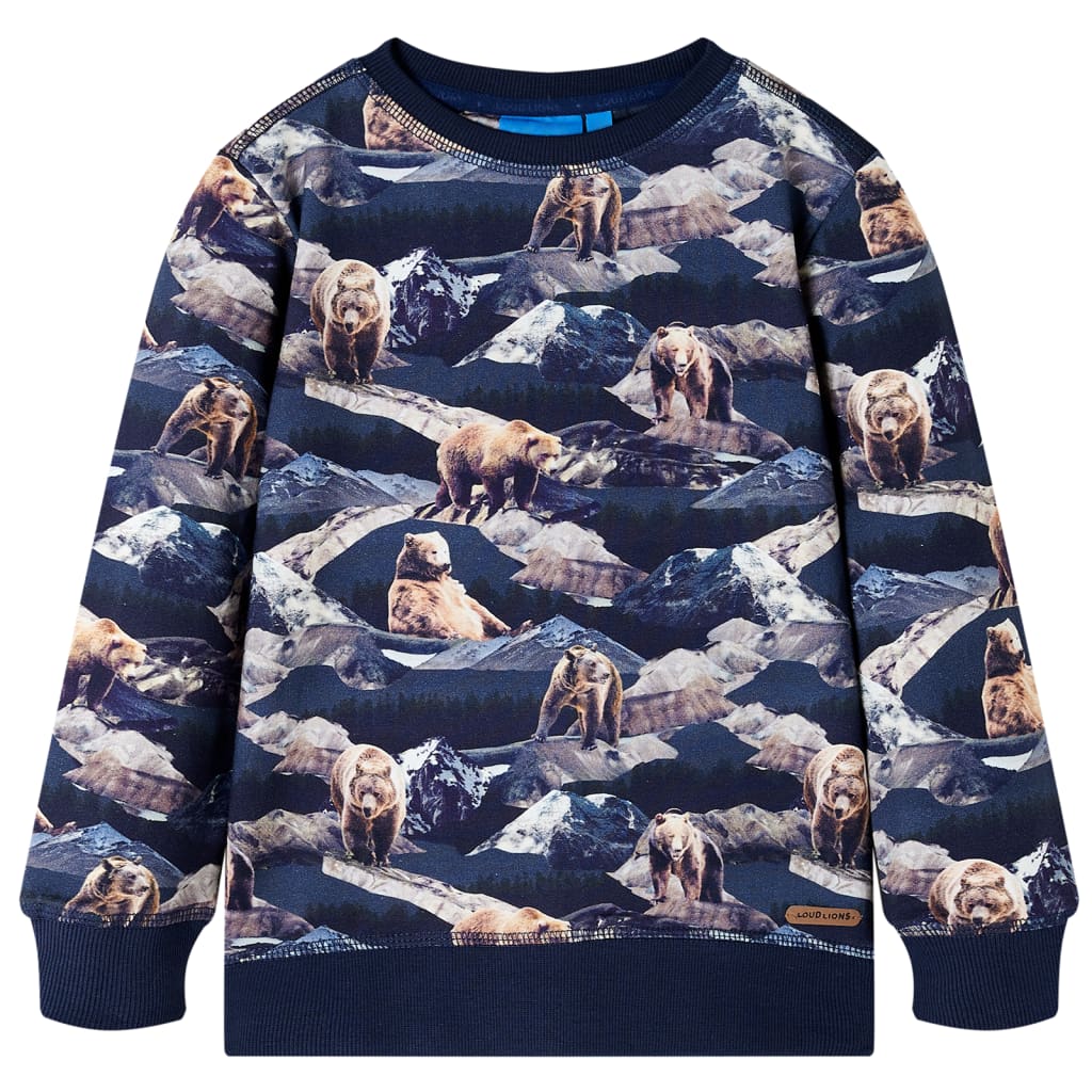 Vidaxl Children's sweater 140 Navy blue